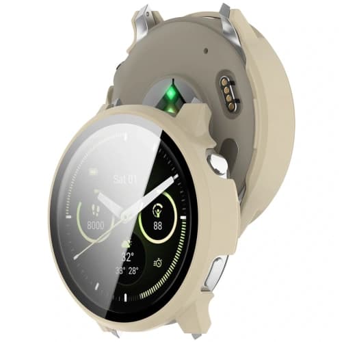 Bizon Case+Glass Watch Garmin Venu 4 41mm beige