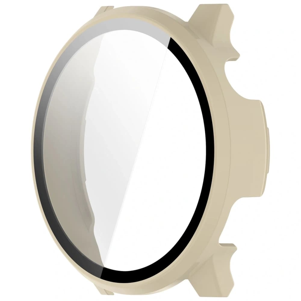 Bizon Case+Glass Uhr Garmin Venu 4 41mm beige - 3