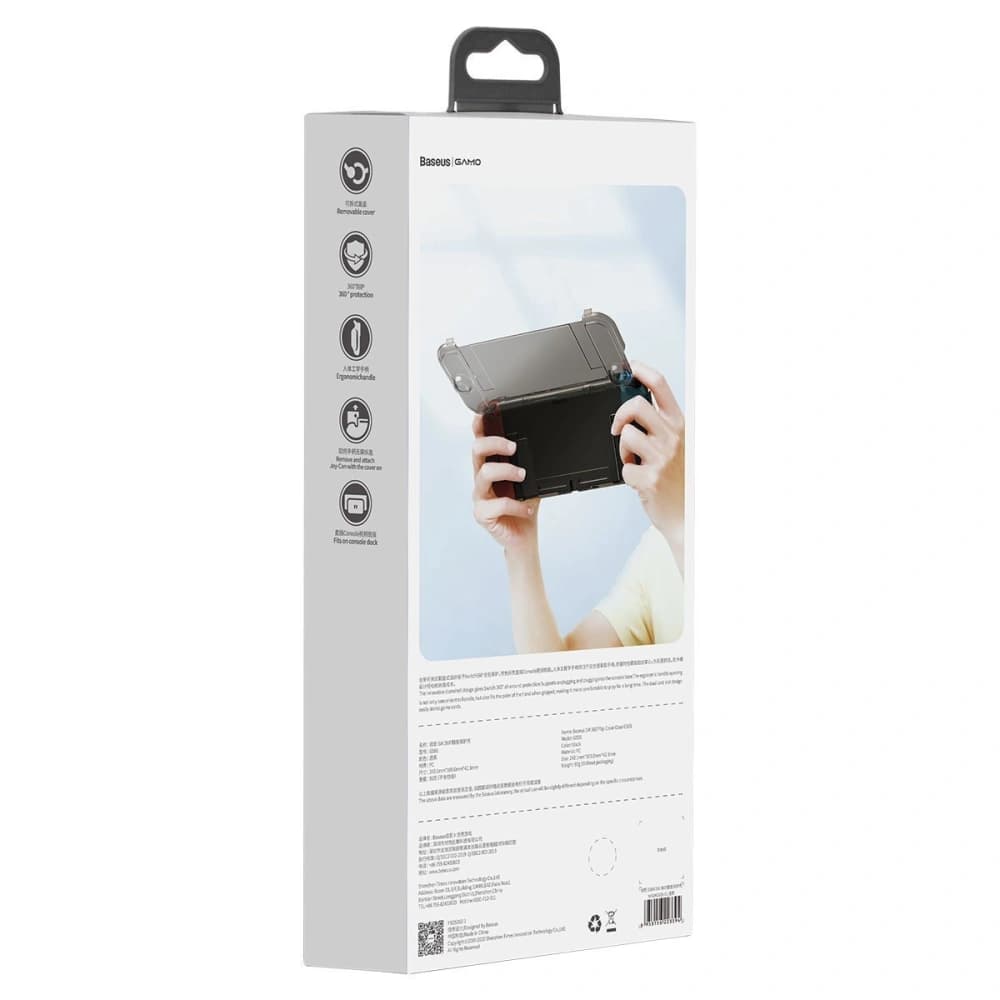 Baseus 360° Hülle GS06 für Nintendo Switch Konsole (schwarz) - 10