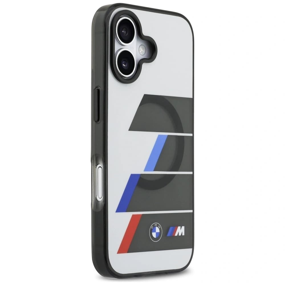 BMW M IML Metallknöpfe Tricolor Linien MagSafe Apple iPhone 17 anthrazit - 4