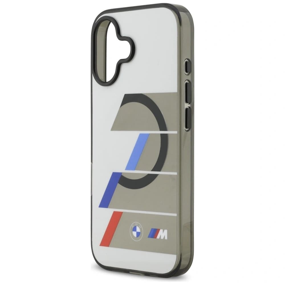 BMW M IML Metallknöpfe Tricolor Linien MagSafe Apple iPhone 17 anthrazit - 6