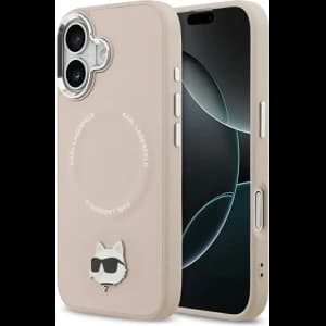 Karl Lagerfeld Choupette Pin MagSafe Apple iPhone 17 rosa