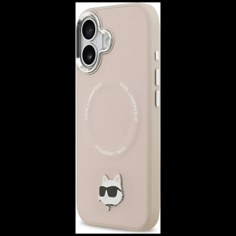 Karl Lagerfeld Choupette Pin MagSafe Apple iPhone 17 pink - 2