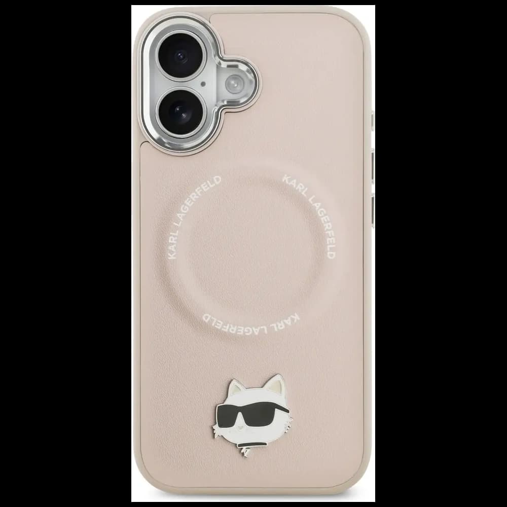 Karl Lagerfeld Choupette Pin MagSafe Apple iPhone 17 pink - 3