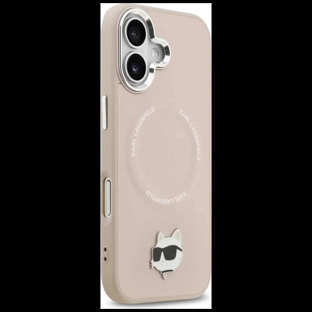 Karl Lagerfeld Choupette Pin MagSafe Apple iPhone 17 pink - 4