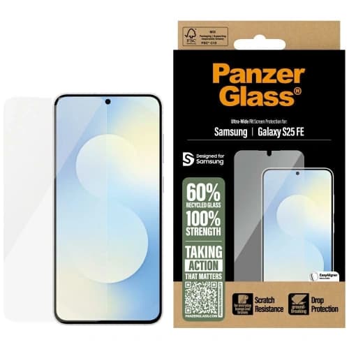 PanzerGlass Ultra-Wide Fit Samsung Galaxy S25 FE