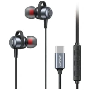 USAMS EP-48 USB-C Stereo In-Ear Headphones Tarnish