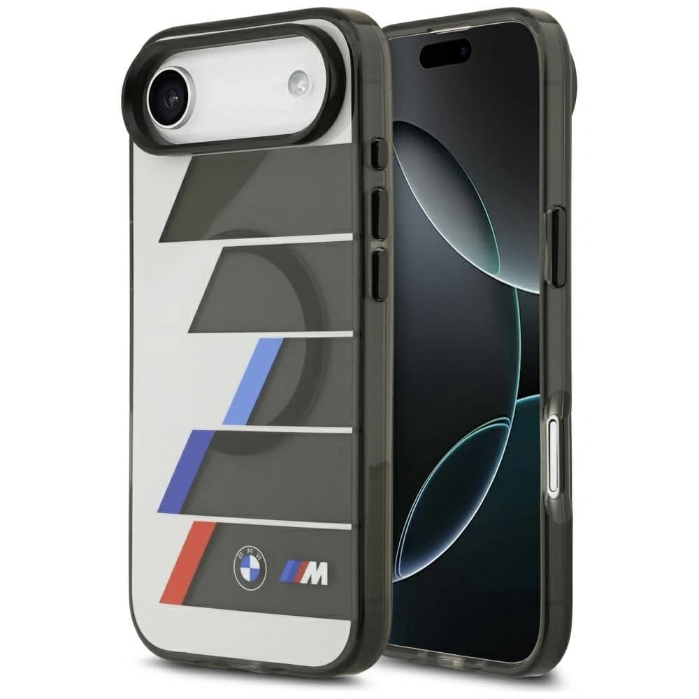 BMW M IML Metal Buttons Tricolor Lines MagSafe Apple iPhone Air anthracite - 1