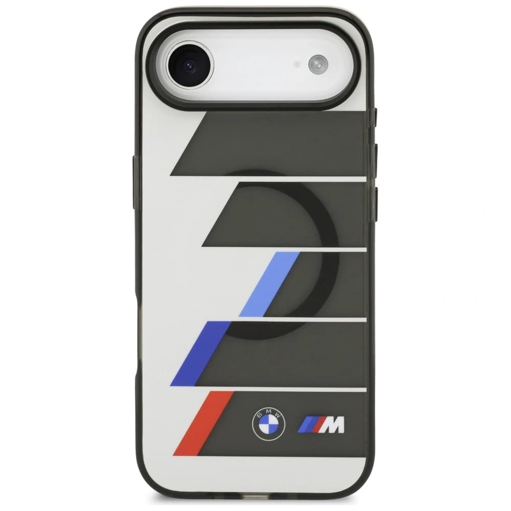 BMW M IML Metal Buttons Tricolor Lines MagSafe Apple iPhone Air anthracite - 3