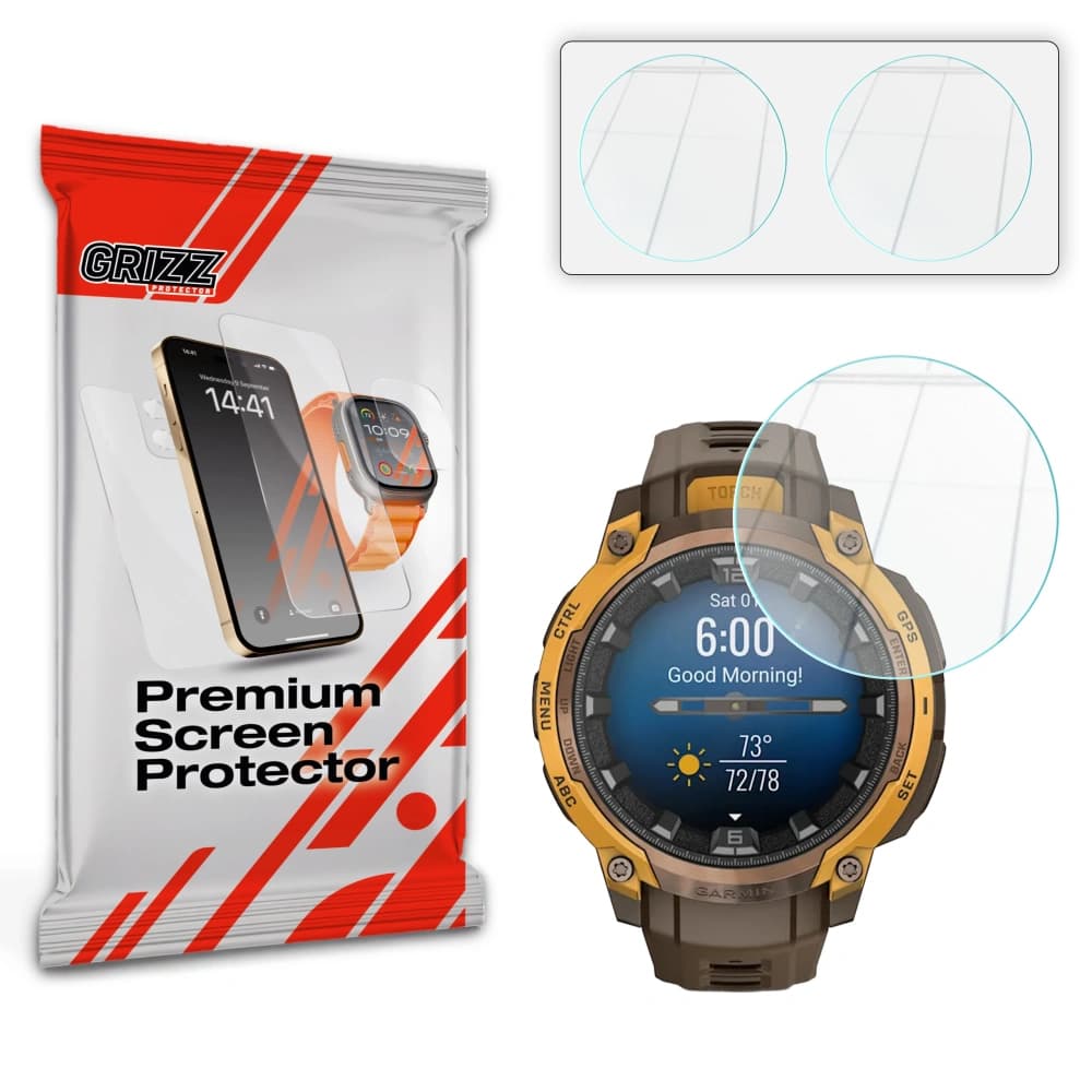 GrizzGlass HybridGlass Garmin Instinct Crossover AMOLED - 1