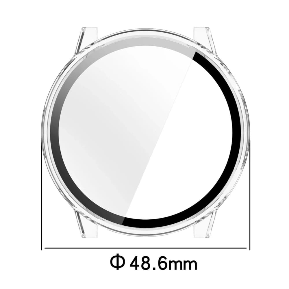 Bizon Case+Glass Uhr Garmin Venu 4 45mm klar - 2