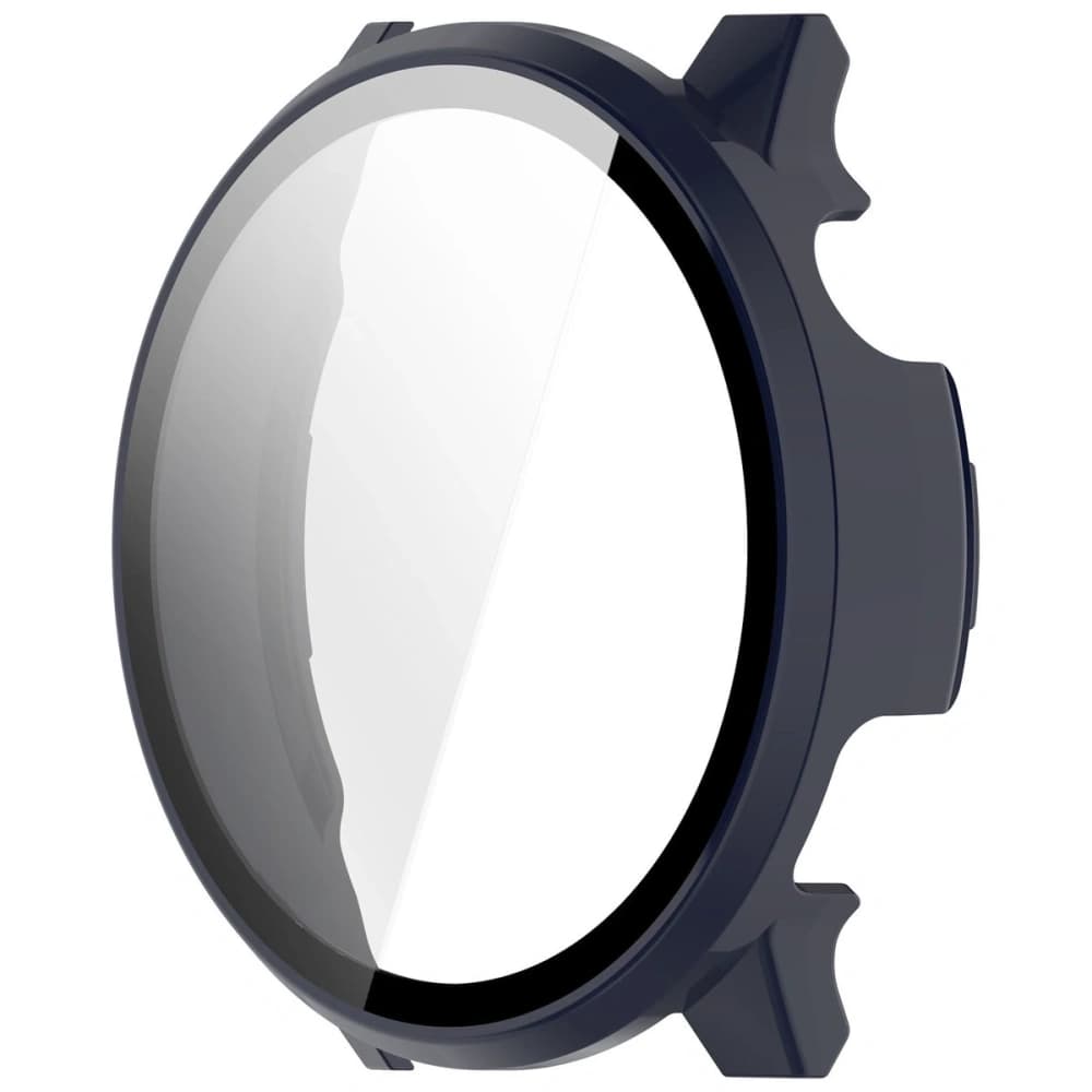 Bizon Case+Glas Uhr Garmin Venu 4 45mm dunkelblau - 3