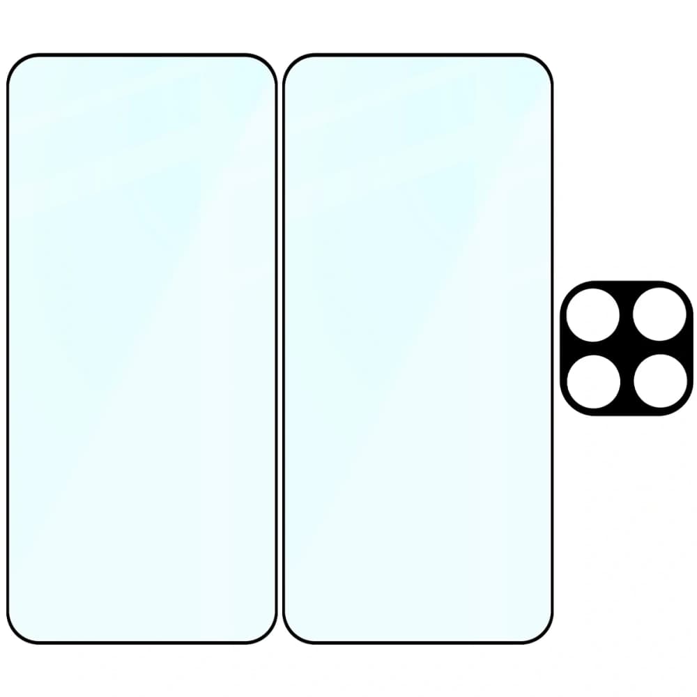 Bizon Edge Pack 2x Bildschirmglas + Kameraglas für Xiaomi 15T - 6