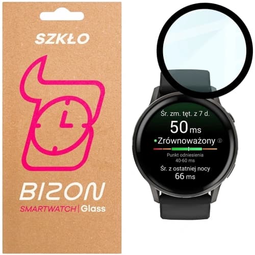 Bizon Glass Watch Edge Hybrid Garmin Venu 4 41mm black
