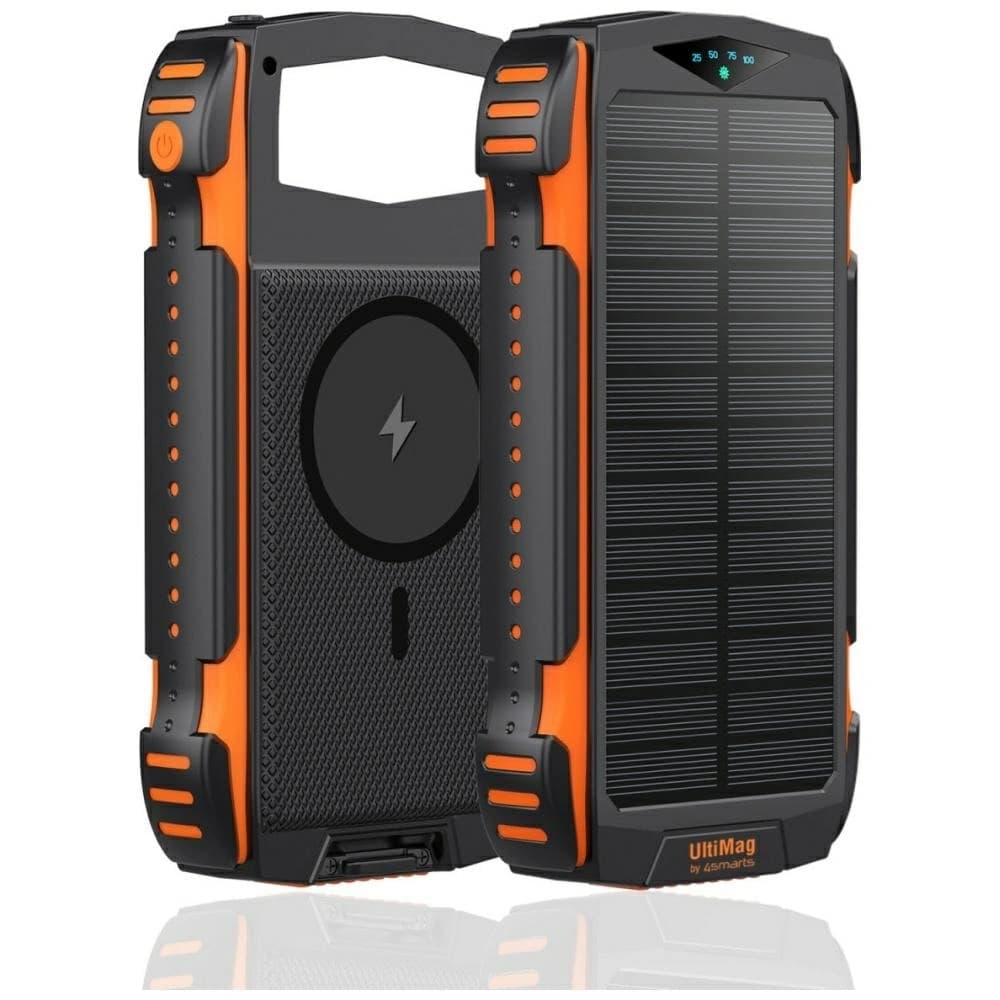 4smarts TitanPack Rugged UltiMag 20000mAh Solar Power Bank schwarz - 1