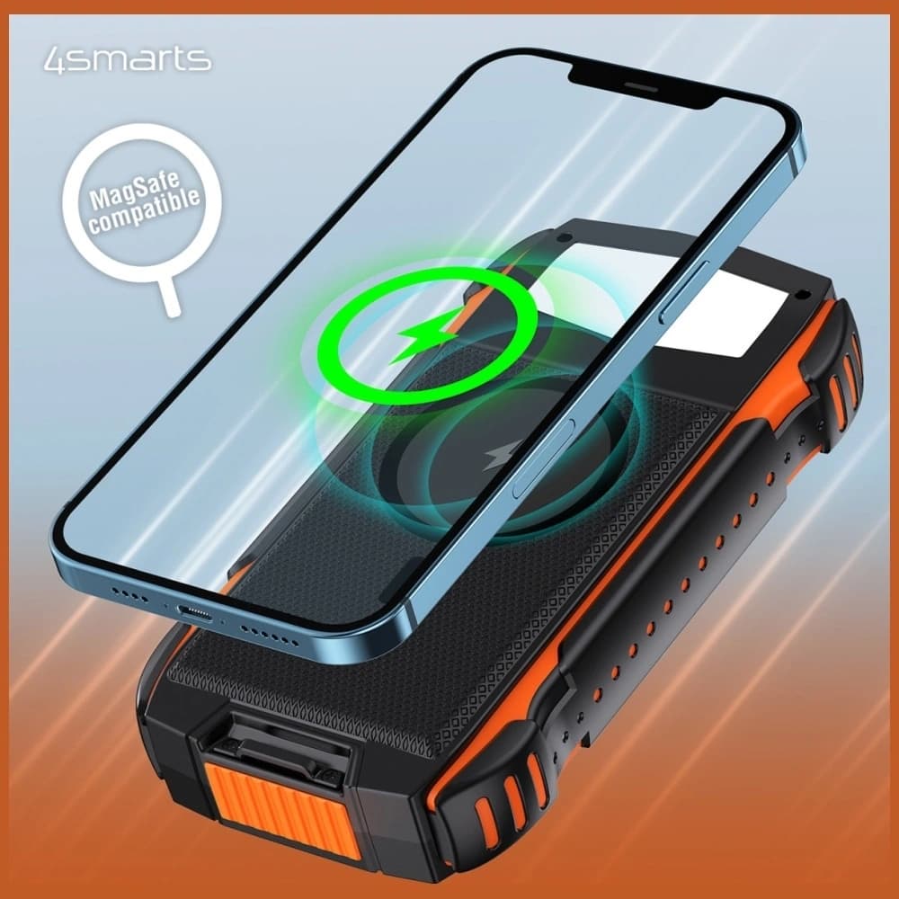 4smarts TitanPack Rugged UltiMag 20000mAh Solar Power Bank schwarz - 3