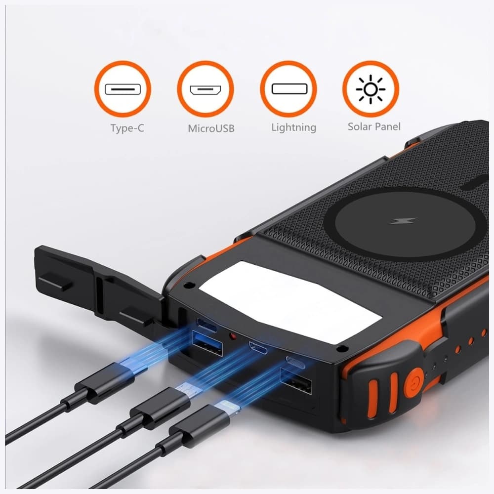 4smarts TitanPack Rugged UltiMag 20000mAh Solar Power Bank schwarz - 5