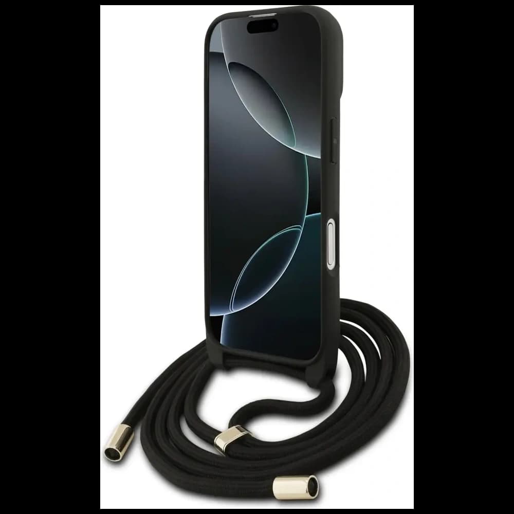 Guess 4G Big Logo Cord Stap Crossbody Apple iPhone 17 schwarz - 4