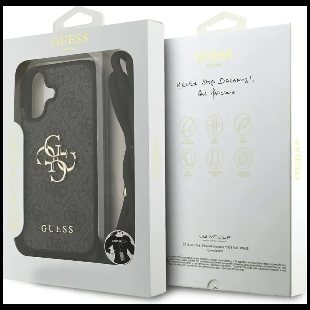 Guess 4G Big Logo Cord Stap Crossbody Apple iPhone 17 schwarz - 7
