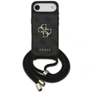 Guess 4G Big Logo Cord Stap Crossbody Apple iPhone Air black