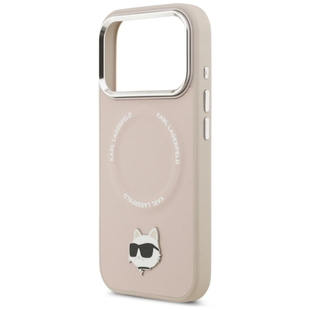 Karl Lagerfeld Choupette Pin MagSafe Apple iPhone 17 Pro Max rosa - 6