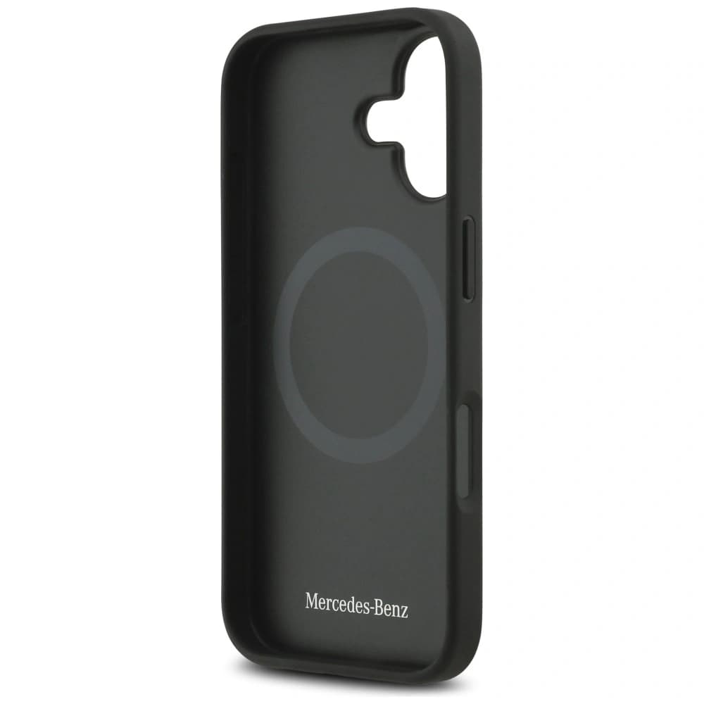 Mercedes Leather Large Laurel Leave MagSafe Apple iPhone 17 black - 7