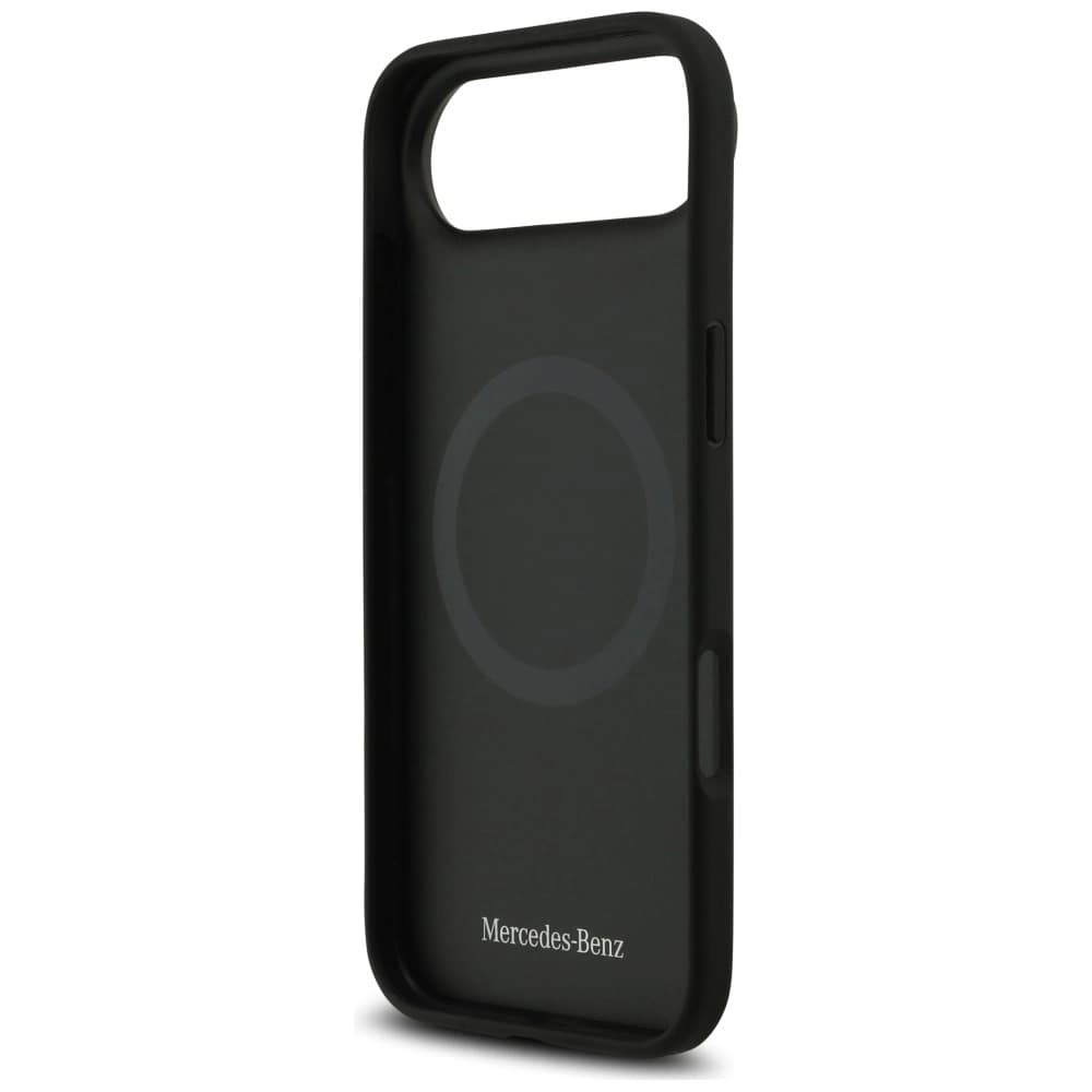 Mercedes Leder Große Lorbeerblatt MagSafe Apple iPhone Air schwarz - 7