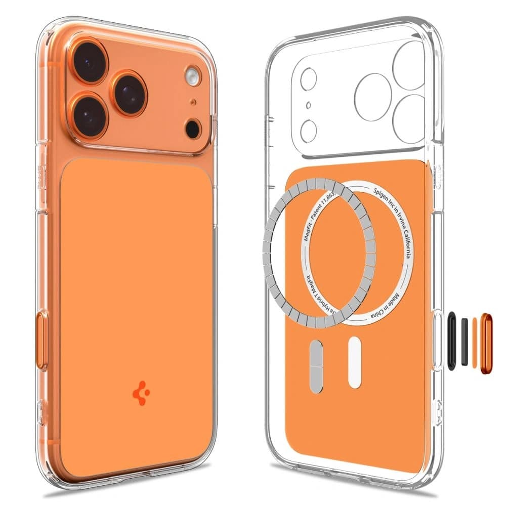 Spigen Ultra Hybrid T Mag MagSafe Apple iPhone 17 Pro Max Glänzend Orange - 2