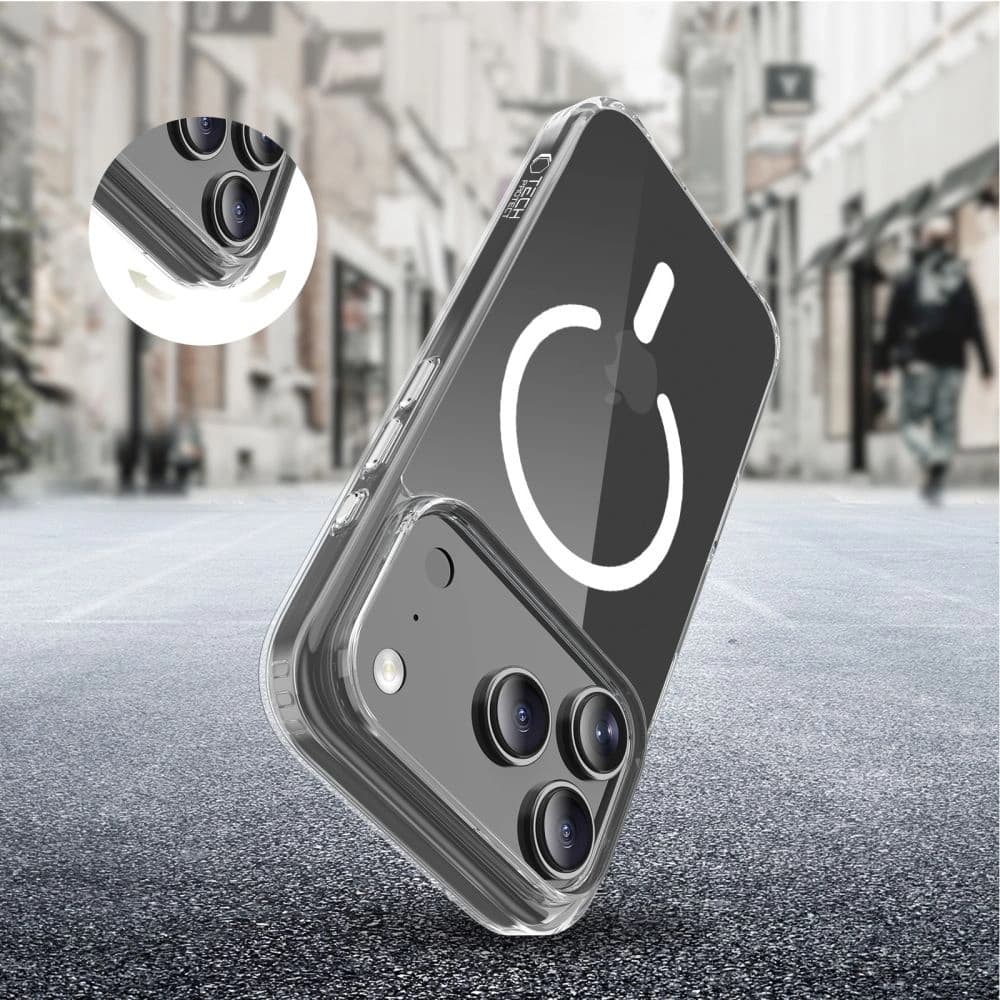 Tech-Protect Flexair Hybrid CC MagSafe Apple iPhone 17 Pro Max Klar - 5