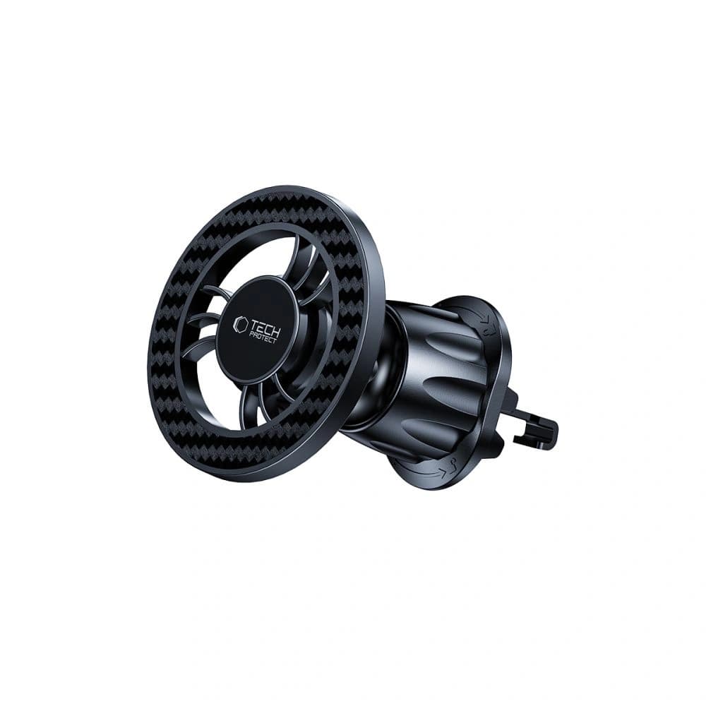 Magnetyczny uchwyt samochodowy do kratki nawiewu Tech-Protect N56 Magnetic MagSafe Vent Car Mount Carbon Black - 3