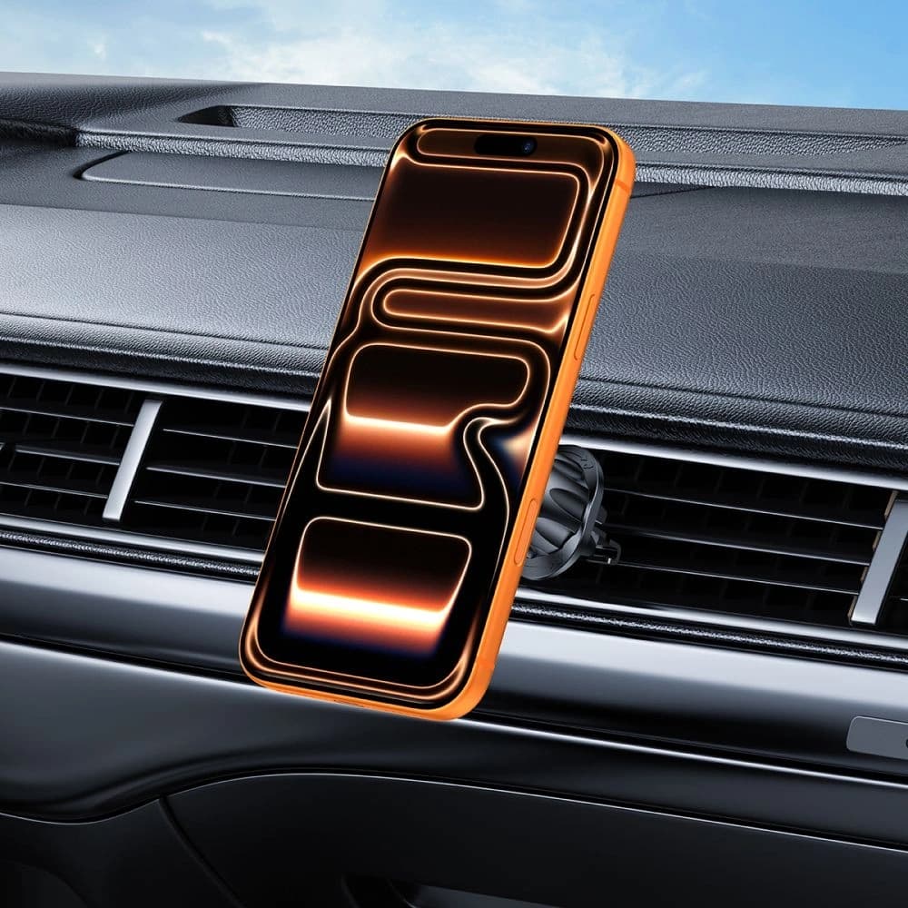 Magnetyczny uchwyt samochodowy do kratki nawiewu Tech-Protect N56 Magnetic MagSafe Vent Car Mount Carbon Black - 7