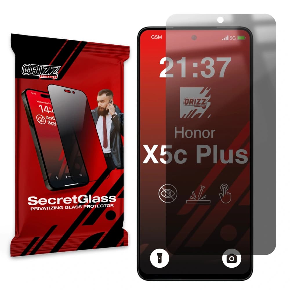 GrizzGlass Matte SecretGlass Honor X5c Plus - 1