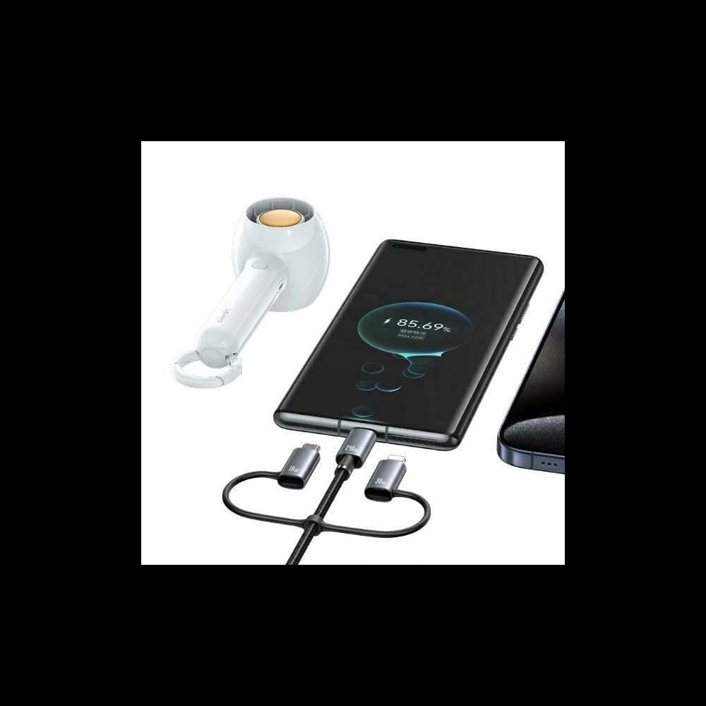 USAMS Datenkabel 6in1 Digitalanzeige Aluminiumlegierung Schnellladung 240W 1,2m - 6