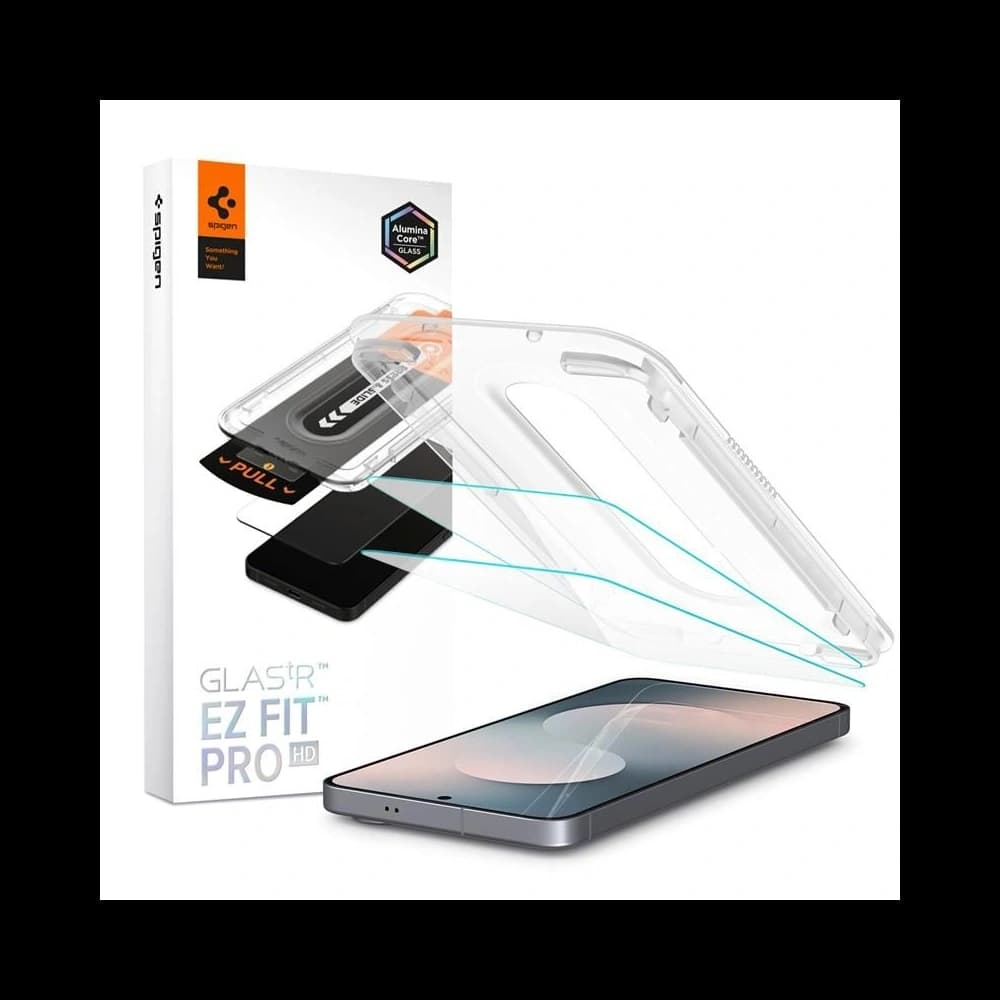 Spigen Glas.tr ez Fit Pro Samsung Galaxy S25 FE Clear [2 PACK] - 1