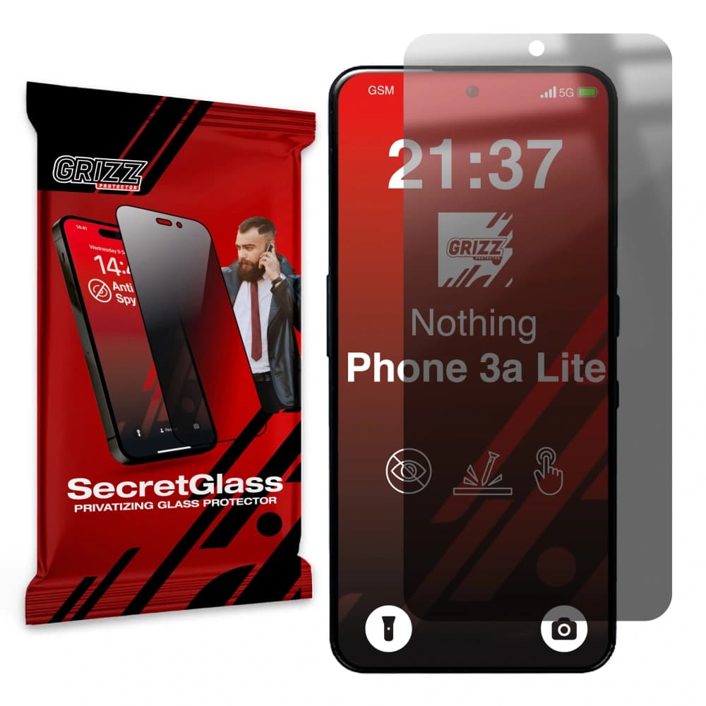GrizzGlass Matte SecretGlass Nothing Phone 3a Lite - 1