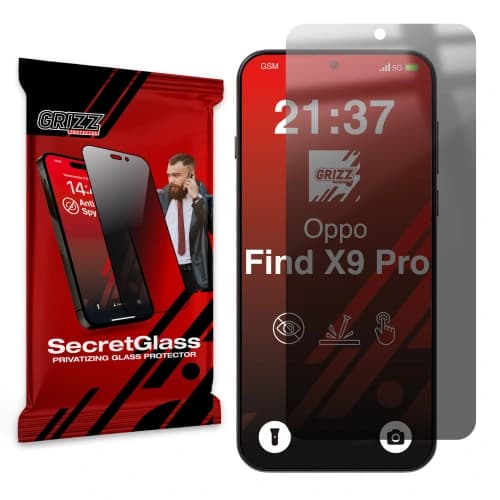 GrizzGlass Matte SecretGlass Oppo Find X9 Pro