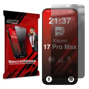 Matowe szkło prywatyzujące GrizzGlass SecretGlass do Xiaomi 17 Pro Max