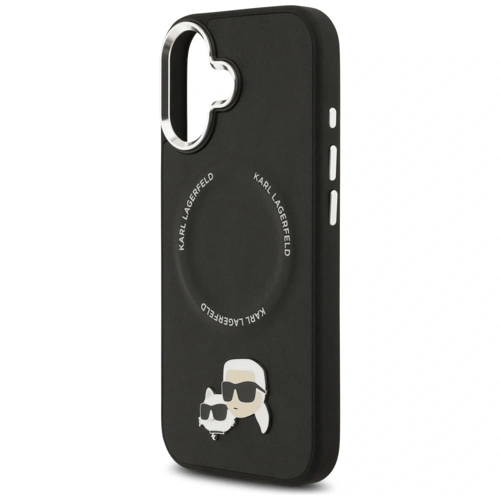 Karl Lagerfeld Karl & Choupette Pins MagSafe Apple iPhone 17 schwarz - 6