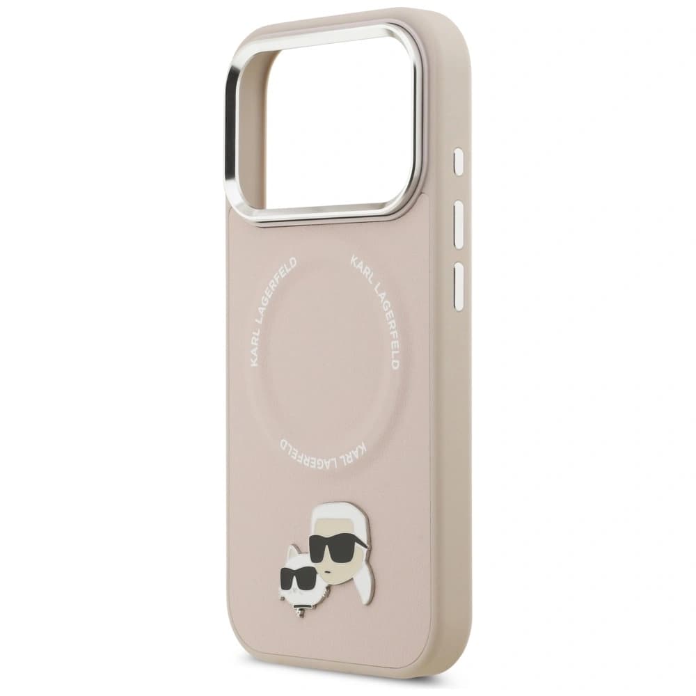 Karl Lagerfeld Karl & Choupette Pins MagSafe Apple iPhone 17 Pro rosa - 6