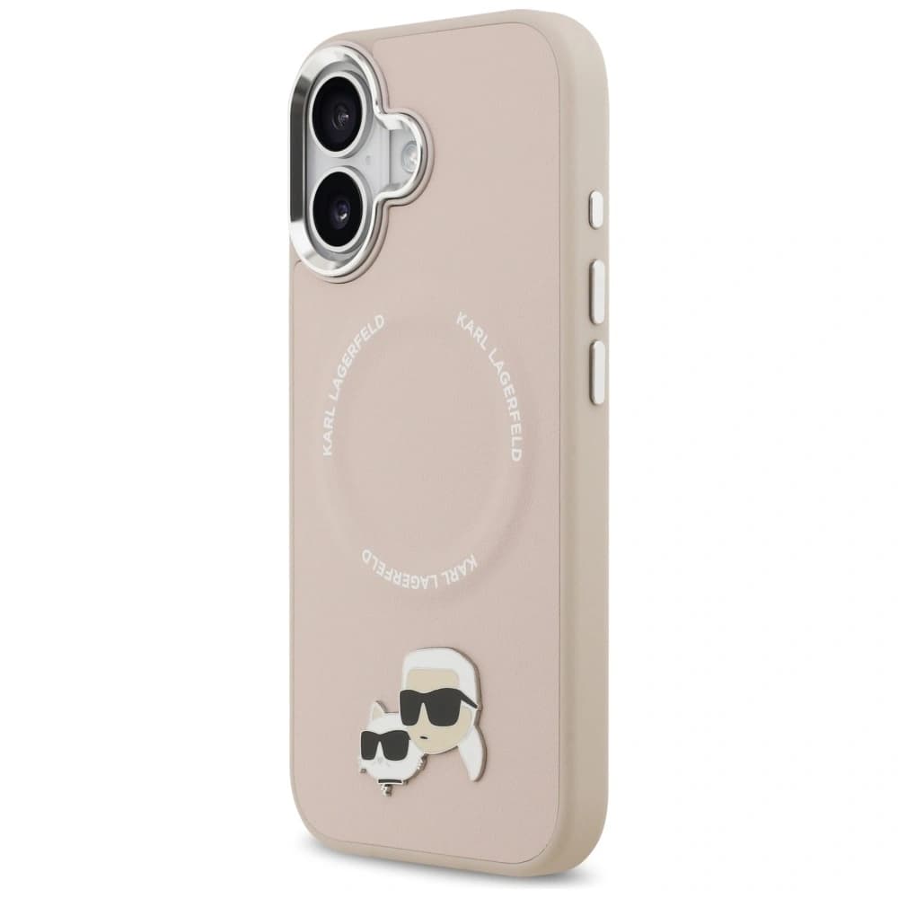 Karl Lagerfeld Karl & Choupette Pins MagSafe Apple iPhone 17 pink - 2
