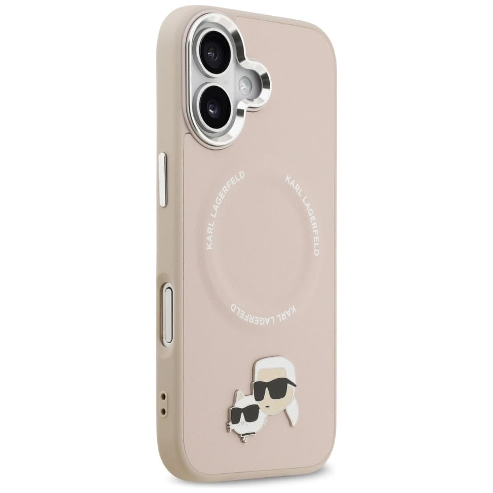 Karl Lagerfeld Karl & Choupette Pins MagSafe Apple iPhone 17 pink - 4