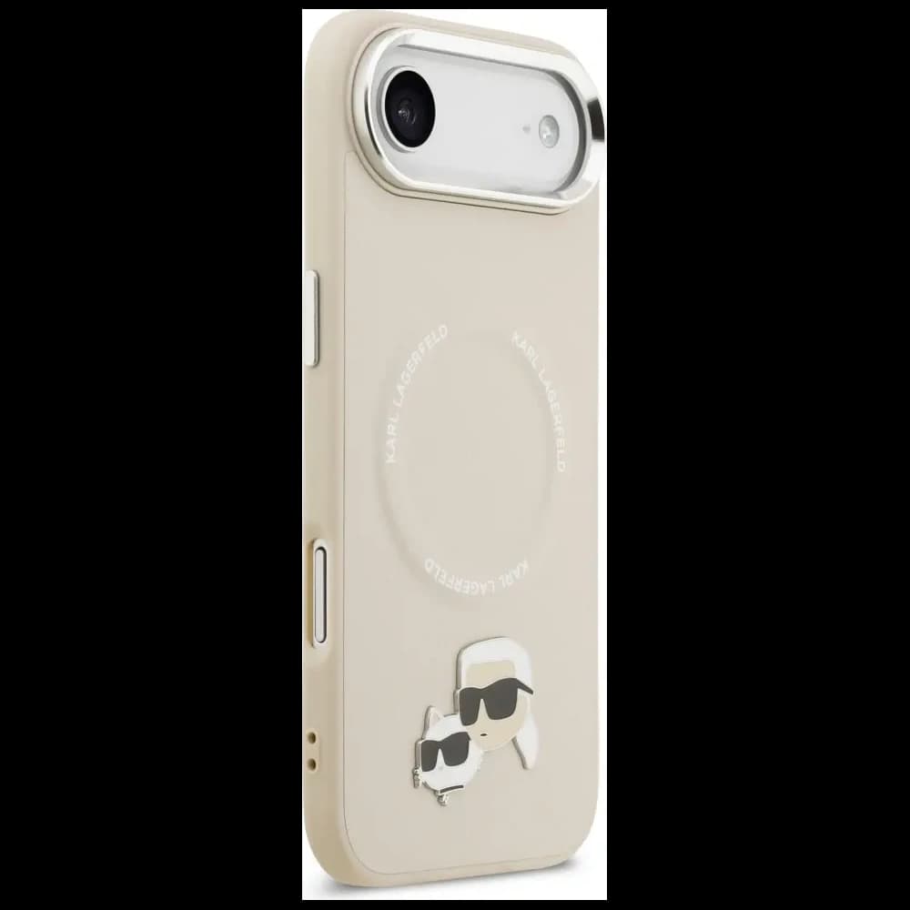 Karl Lagerfeld Karl & Choupette Pins MagSafe Apple iPhone Air beige - 4