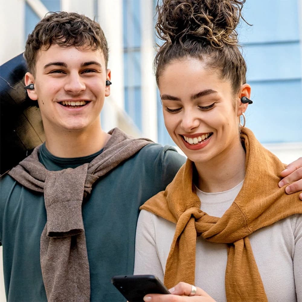 Baseus Bass 15 Clip OWS Drahtlose Kopfhörer + Baseus Simple USB-C 3A 30cm Kabel Schwarz - 11