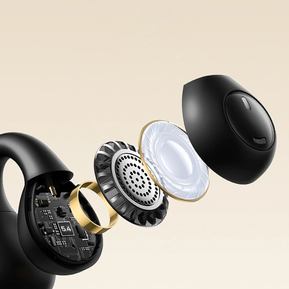 Baseus Bass 15 Clip OWS Drahtlose Kopfhörer + Baseus Simple USB-C 3A 30cm Kabel Schwarz - 14