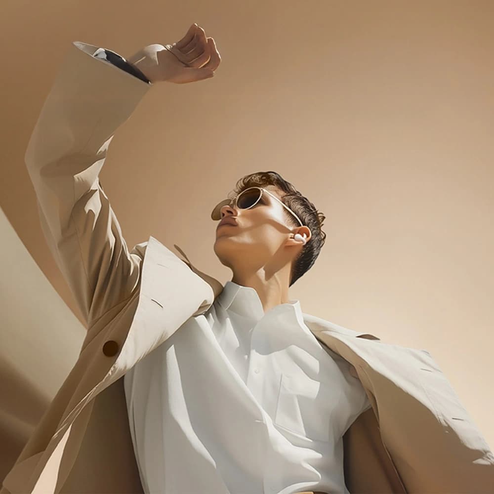 Baseus Bass 15 Clip OWS Kabellose Kopfhörer + Baseus Simple USB-C 3A 30cm Kabel Weiß - 12