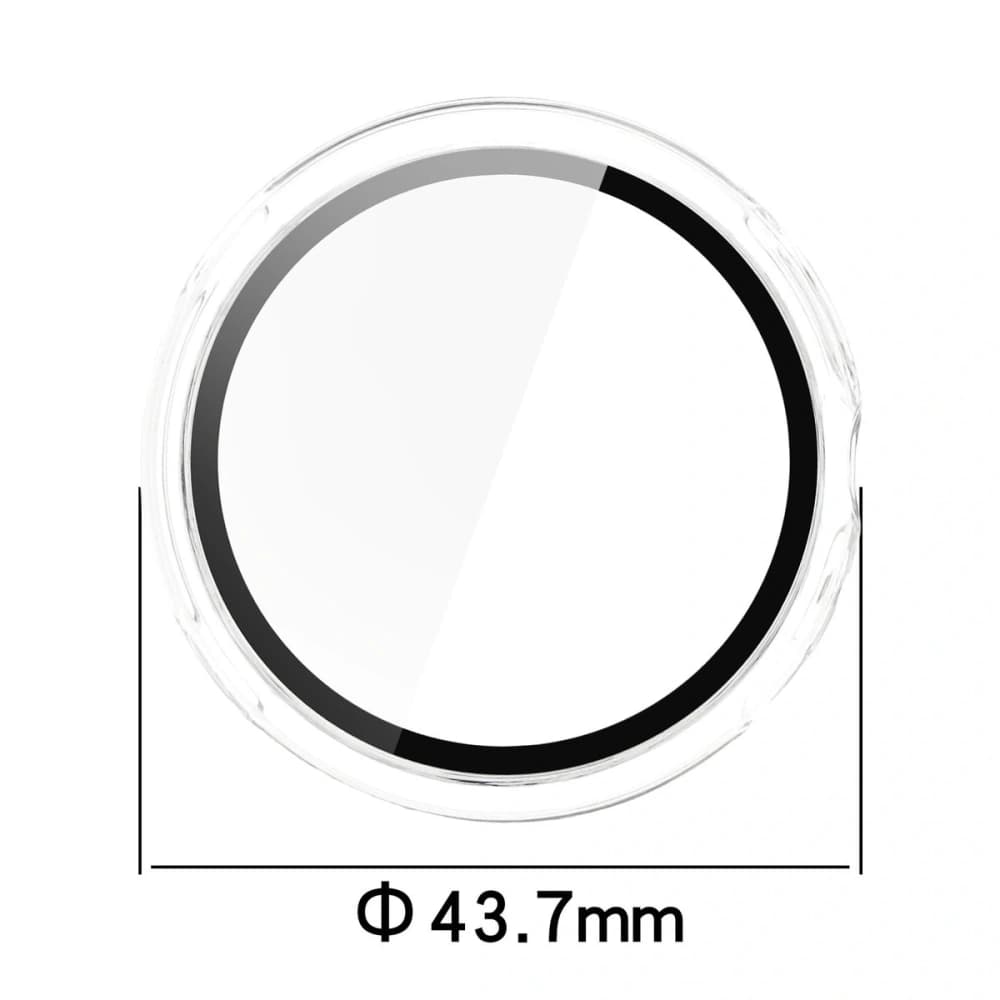 Bizon Case+Glas Uhr Google Pixel Watch 4 41mm klar - 2