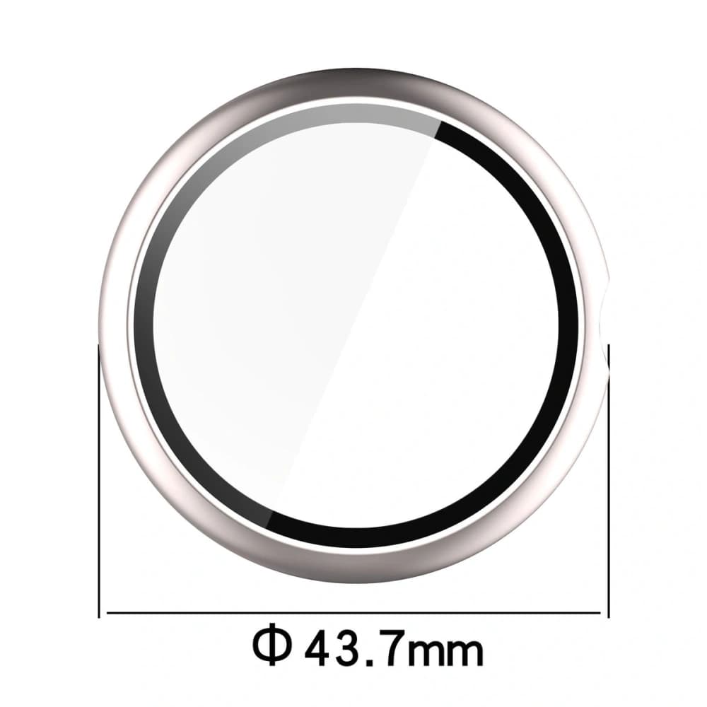 Bizon Case+Glass Uhr Google Pixel Watch 4 41mm satinierte Champagner - 2