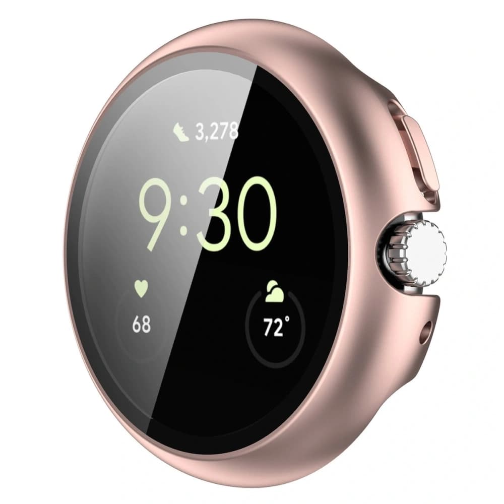 Bizon Case+Glass Watch Google Pixel Watch 4 41mm rose gold - 5