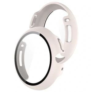 Bizon Case+Glass Watch Google Pixel Watch 4 41mm matowe beige