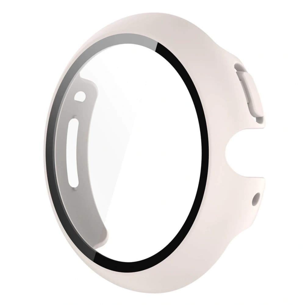 Bizon Case+Glass Watch Google Pixel Watch 4 41mm matowe beige - 3